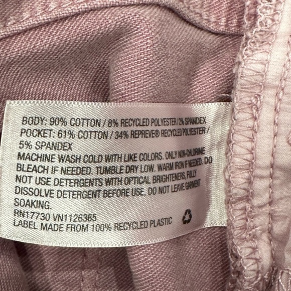 Women's Universal Thread 26 2 Regular Pants Jeans Denim Pink High Rise Skinny - Picture 12 of 12